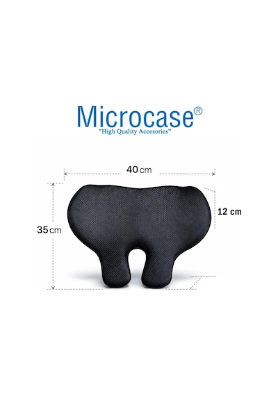 Visco Ortopedik Memory Foam Nefes Alabilen Kumaş Oto Ve Koltuk Bel Sırt Dayama Minderi Al5519 Diğer