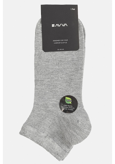 Avva Erkek Gri Patik Çorap B008556 Gri