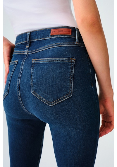 Loft Natalie Minael Kadın Jean Pantolon Lf2037056 Lacivert