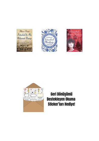 İstanbul'da Bir Nihavent Tango + İstanbul Mutfağı + İstanbul Sende Kalsın + Okuma Sticker'ları
