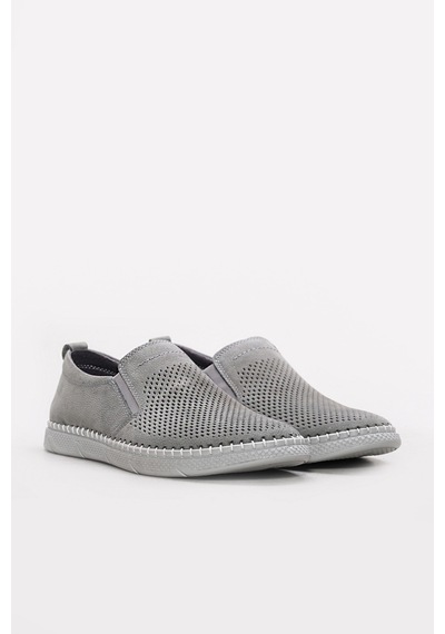 Fast Step Hakiki Deri Erkek Casual Ayakkabı 781ma1822 Gri