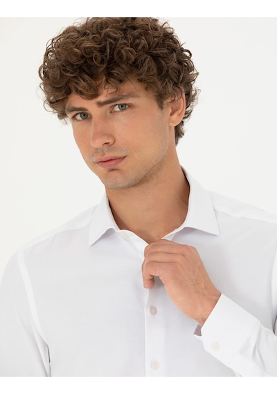 Pierre Cardin Erkek Beyaz Desenli Gömlek 50275692-vr013 Beyaz Pierre Cardin Erkek Beyaz Desenli Gömlek 50275692-vr013 Beyaz