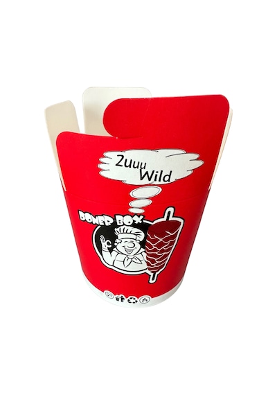 Fb Cup Döner Box Renk-kırmızı 26 Oz 500 Adet