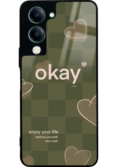 Vivo Y19 Enjoy Your Life Tasarımlı Glossy Telefon Kılıfı Çok Renkli