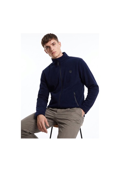 Discovery Expedition D5wm-swt3301 Lacivert Dik Basic Erkek Polar Sweatshırt