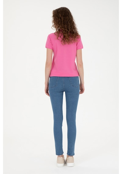 U.S. Polo Assn.  Kadın Açık Mavi Toothpick Fit Jean Pantolon 50289153-DN0021