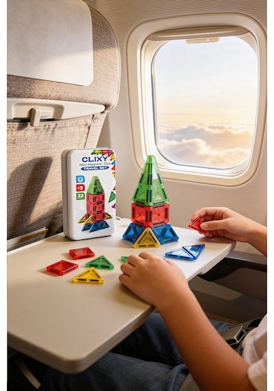 Mini Manyetik Bloklar 32 Parça Travel Set