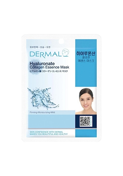 4 Adet Dermal Hyalüronik Asit Kolajen Maske