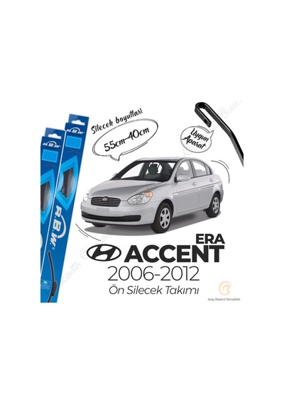 Hyundai Accent Era Muz Silecek Takımı (2006-2012) RBW
