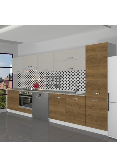 Decoraktiv Elite 325y Ankastre Fırın Modüllü Mdf Hazır Mutfak Dolabı - Tezgah Dahil - Pera - Kumtaşı Çok Renkli Decoraktiv Elite 325y Ankastre Fırın Modüllü Mdf Hazır Mutfak Dolabı - Tezgah Dahil - Pera - Kumtaşı Çok Renkli