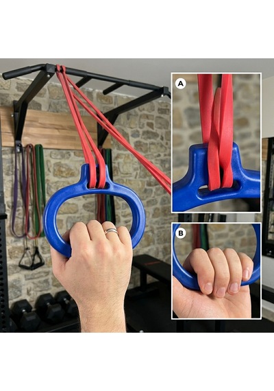 Microcase Ergonomik Çok Amaçlı Taşıma Ve Destek Tutacağı Kaydırmaz Güçlü Kavrama Aparatı Spor, Alışveriş Ve Endüstriyel Kullanıma Uygun 1 Adet - Al5876 Kırmızı