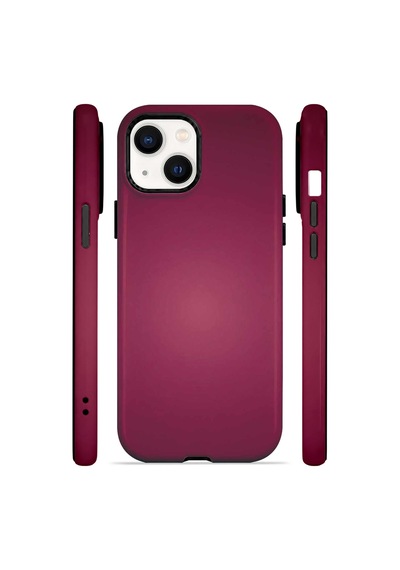 Velvoria Valestra Berry Glow Gradient Apple iPhone Uyumlu 15 Darbe Korumalı Kılıf Valestra Select - Berry Glow Gradient