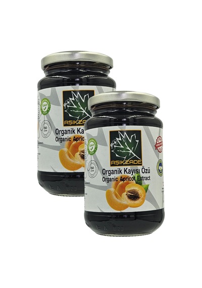Aşıkzade Organik Kayısı Özü 370 Ml 480 G 2'li Set