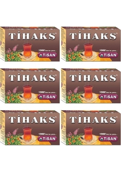 Tisan Tihaks Karışık Bitki Süzen Poşet Çay 6 x 20'li