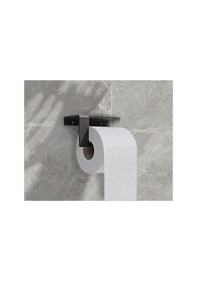 Risingmaber Metal Banyo Havlu Askılığı & Tuvalet Kağıdı Askılığı 2li Set Mat Siyah Mt53s Diğer