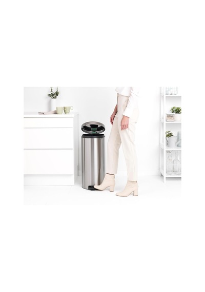 Newıcon Matt Steel Pedallı Çöp Kutusu, 3l Diğer