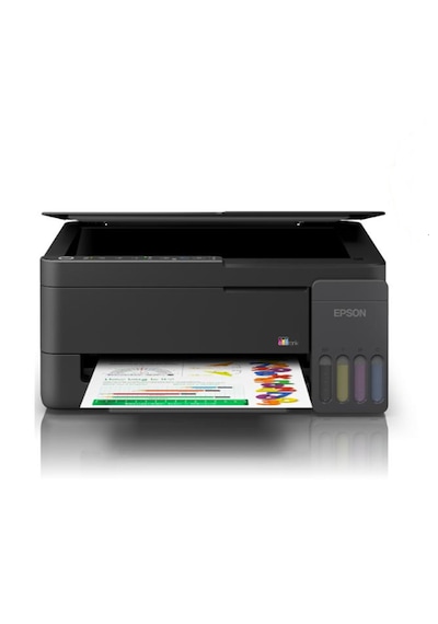 Epson Ecotank L3350 Wi-fi + Tarayıcı + Fotokopi Renkli Çok Fonksiyonlu Tanklı Yazıcı C11cl62413 + Siyah Mürekkep