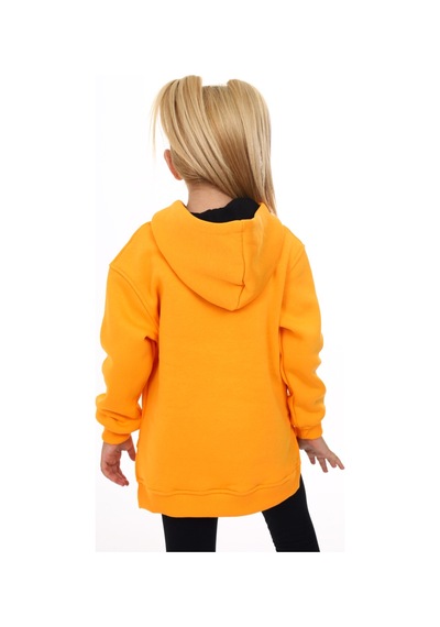 Toontoy Kız Çocuk Oversize Kapüşonlu Cepli Nakış Baskılı Yırtmaçlı Sweatshirt - 3 İplik Şardonlu Hardal Toontoy Kız Çocuk Oversize Kapüşonlu Cepli Nakış Baskılı Yırtmaçlı Sweatshirt - 3 İplik Şardonlu Hardal