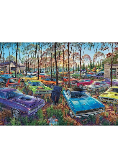 Art Puzzle Araba Mezarlığı 1000 Parça Puzzle