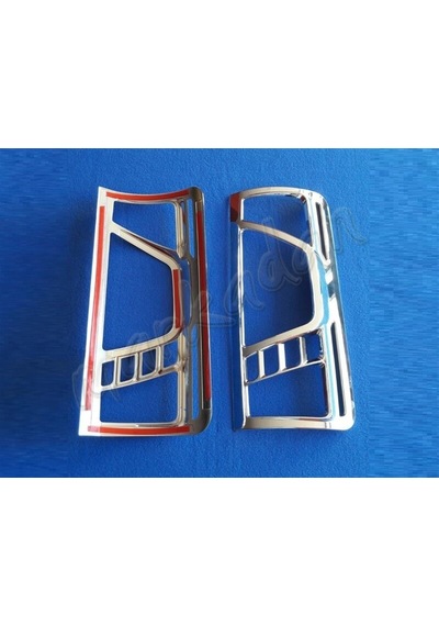 Ford Connect Krom Stop Çerçevesi 2009-2014 2 Parça Abs  Krom