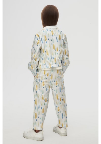 Nk Kids 38543 Kız Çocuk Ekru-mavi Sharp Ceket Ekru - Mavi