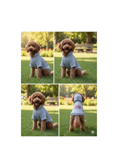 Penye Baskılı Sweatshirt Gri