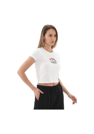 Converse Love Letter T-shırt Kadın T-shirt Beyaz 10027383-102 Beyaz