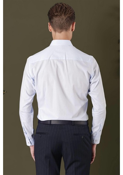 Efor Gk 711 Slim Fit Mavi Klasik Gömlek Mavi Efor Gk 711 Slim Fit Mavi Klasik Gömlek Mavi