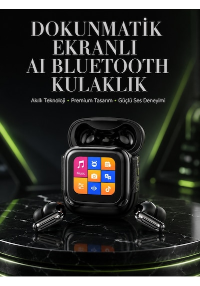 Akıllı Dokunmatik Kontrol Aı Özellikli Bluetooth Kulaklık - Lisinya Standart