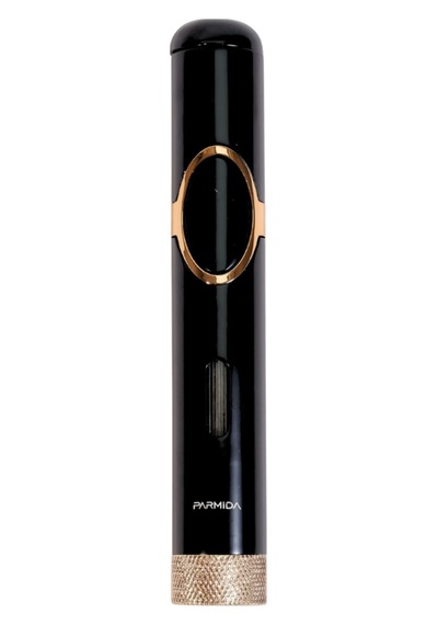 Parmida Tek Torch Pürmüz Siyah Gold Delici Sehpahlı Metal Puro Çakmağı Tr10037