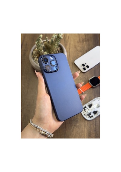 İphone 16 Pro Max Uyumlu Süper İnce Mat Ultra Thin Silikon Kılıf Gri