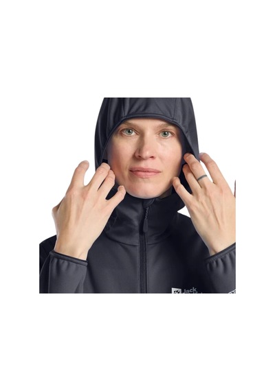 Jack Wolfskın Jack Wolfskin Feldberg Hoody Kadın Mavi Softshell 1388 Lacivert