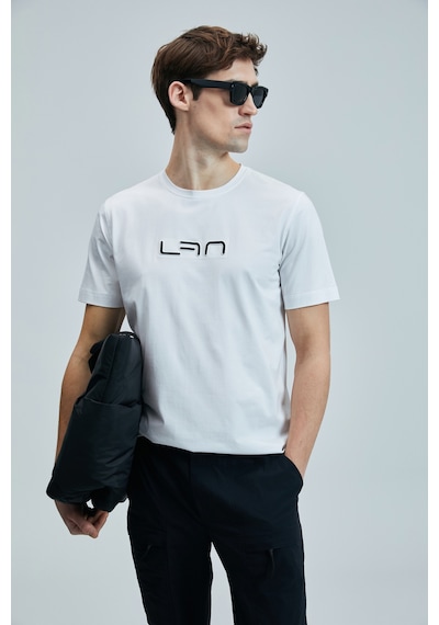 Lufian Blaze Modern Grafik T- Shirt Beyaz Beyaz 111020244100500 Beyaz Lufian Blaze Modern Grafik T- Shirt Beyaz Beyaz 111020244100500 Beyaz