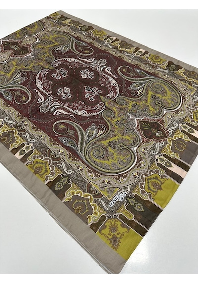 Bonjela Soft Pamuklu Şal Etro Desen Lbs1710-41742 Çok Renkli