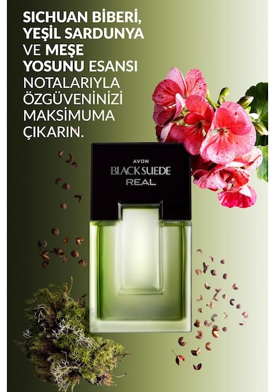Avon Black Suede Real Erkek Parfüm EDT 3 x 75 ML Avon Black Suede Real Erkek Parfüm EDT 3 x 75 ML