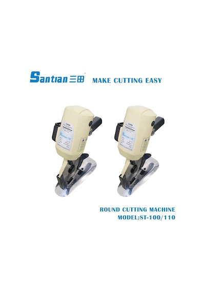 Santian Rs 100 250 W Yuvarlak Bıçaklı Astar Kumaş Bez Kesim Motor