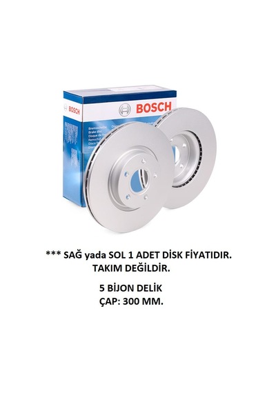 Ön Fren Diski Focus 2-3 Kuga 1 Connect V408 2013+ Volvo S40 2 V50 C70 2 C30 1223664 0986479c52 1 Adet