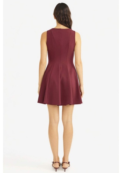 Defacto Kayık Yaka Kolsuz Mini Elbise F2692ax25aubr210 Bordo
