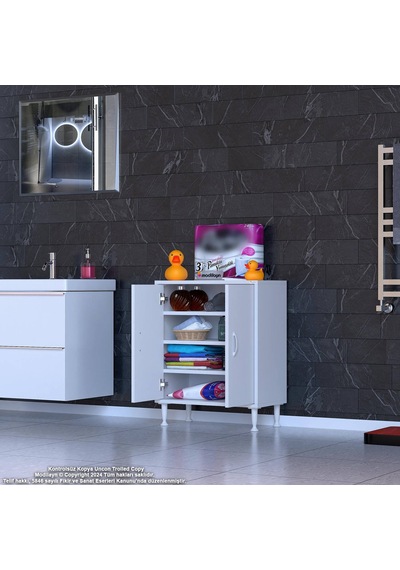 Eliusta Nirat 65 Cm 4 Bölmeli Beyaz Banyo Mutfak Dolabı 3 Raflı Kapaklı Çok Amaçlı Dolap 65x75x32,5 Cm Beyaz Eliusta Nirat 65 Cm 4 Bölmeli Beyaz Banyo Mutfak Dolabı 3 Raflı Kapaklı Çok Amaçlı Dolap 65x75x32,5 Cm Beyaz