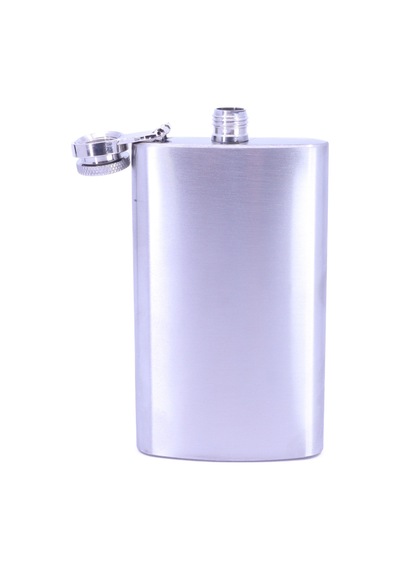 Mat Krom Cep Matarası-hip Flask 6 Oz