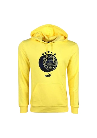 Fenerium Puma Fenerbahçe Logo Sarı Jr Çocuk Sweat Sarı