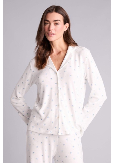 Defacto Çiçekli Pijama Takımı Üst Alt H1801AX26SP