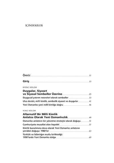 Yeni Osmanlıcılık: Hınç, Nostalji, Narsisizm