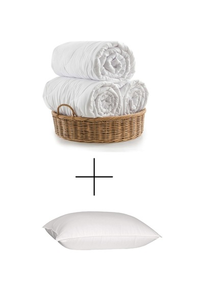 Ely Parker Yastık +Tek Kişilik Yorgan Mikrofiber (Dış)+Elyaf (İç dolgu) (160x220) ve (50x70)