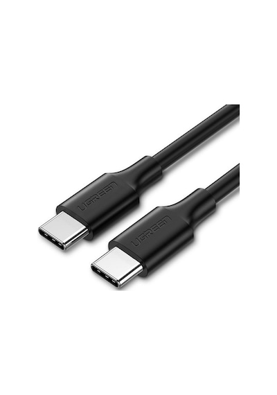 2 Adet Ugreen Usb-c 60w 3a Qc Pd Hızlı Şarj Kablosu 1 Metre Siyah 50997