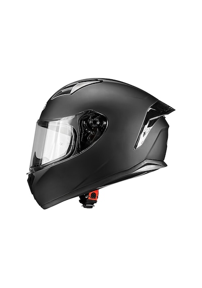 Pilot Flex Sv Mat Siyah Kapalı Motosiklet Kaskı Siyah