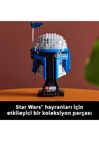 LEGO® Star Wars: Klonların Saldırısı Jango Fett™ Kaskı 75408 - Yetişkinler için İnşa Edilebilen Koleksiyonluk Model Yapım Seti (616 Parça)