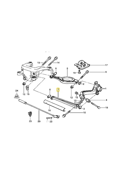 Bmw E36 Ve E46 Uyumlu Frow Arka Salıncak 33326770813