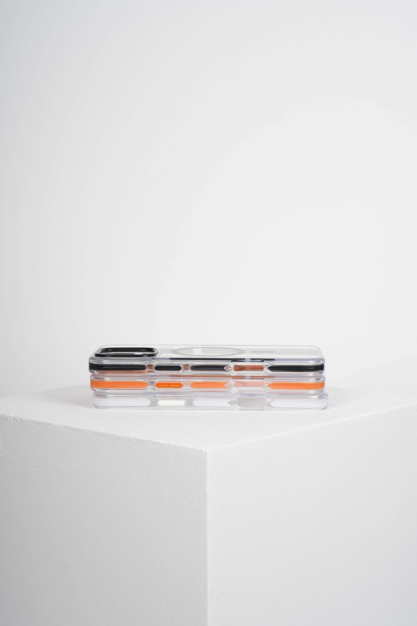 Onyx Apple Uyumlu iPhone 16 Pro Max Siyah Kılıf Magsafe Özellikli Şeffaf Sert Pc Embos Kılıf+kamera Koruyucu Siyah