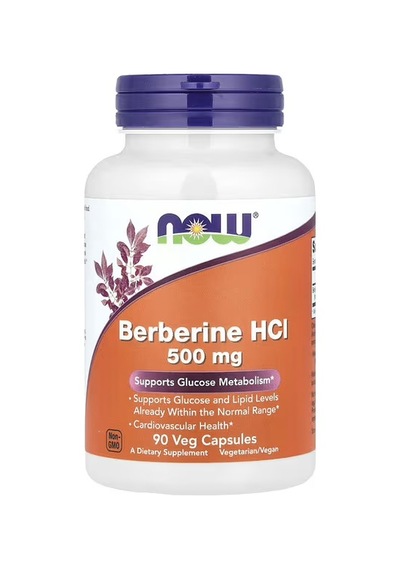 Berberine Hcl 500 Mg, 90 Vegetarian Capsules